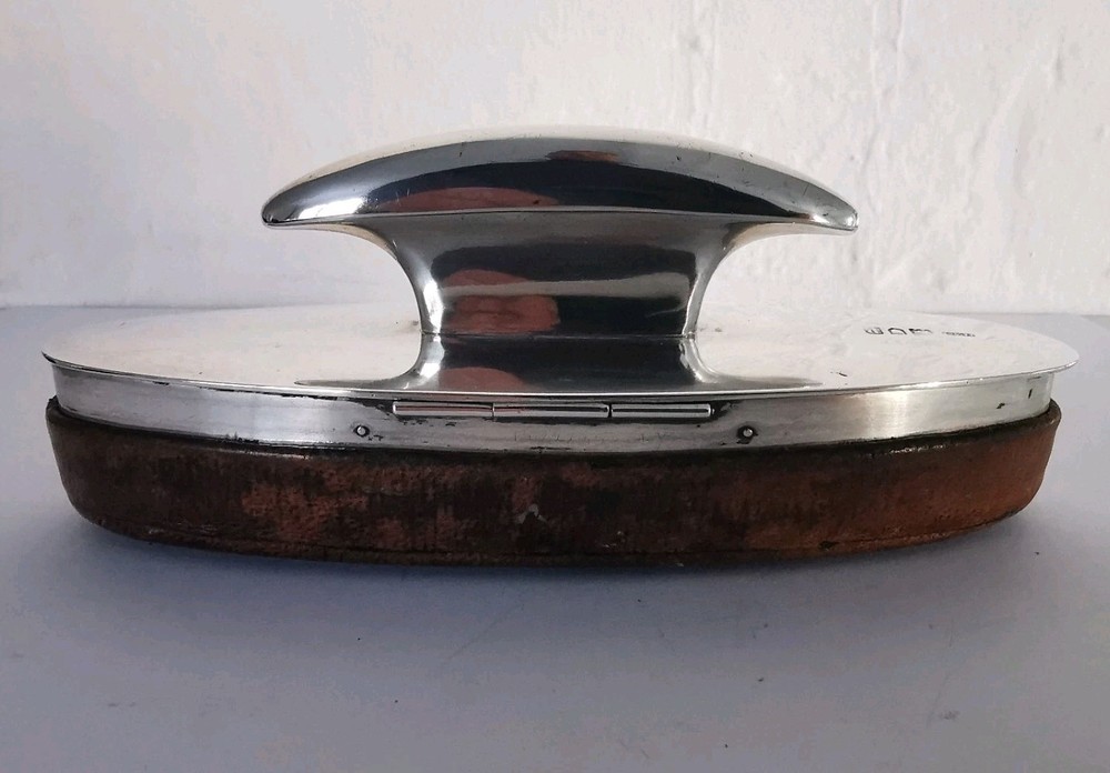 Asprey Rare Solid Silver Box and Buffer Combination - London 1910
