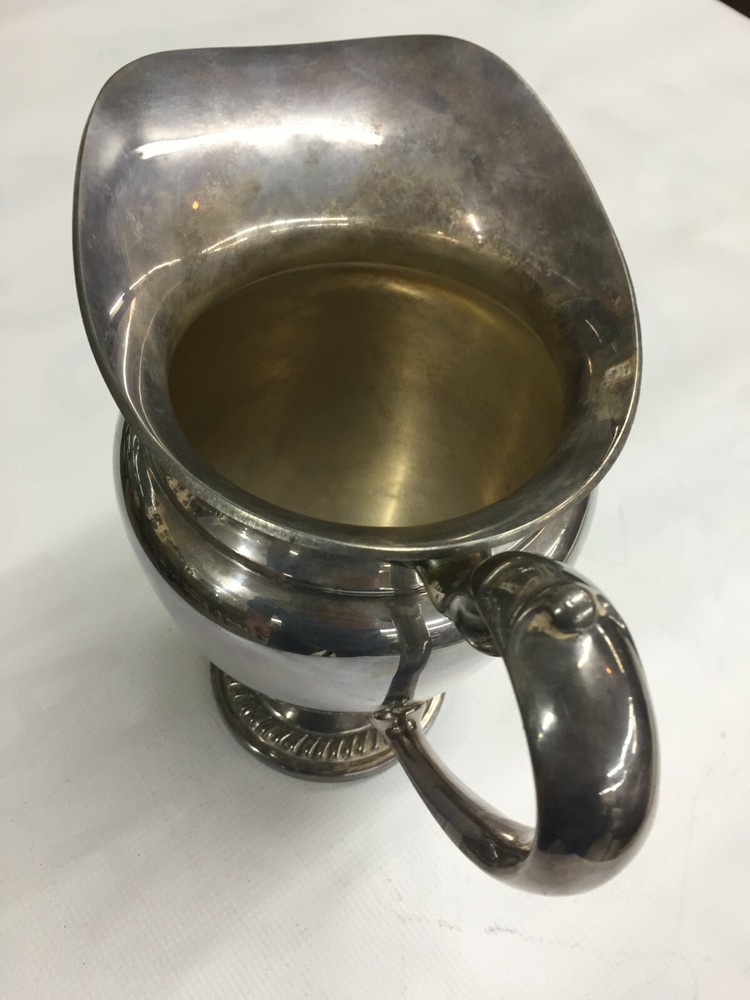 Antique Amston Fine Silver Plate Pitcher