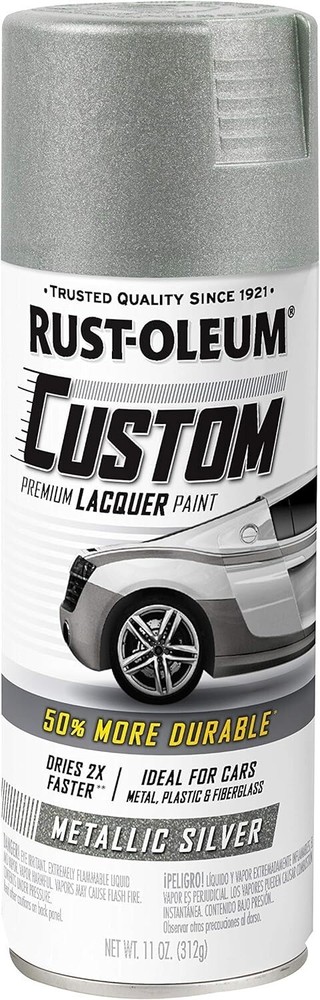 Metallic Silver Coat Spray Brake Caliper Engine Custom Ceramic Paint High Temp