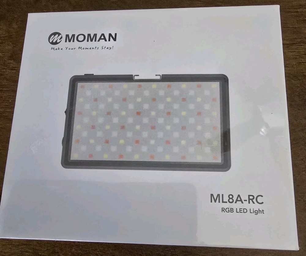Moman ML8A-RC RGB LED Camera Light