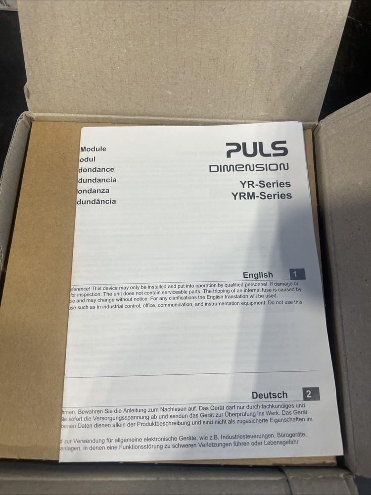 1pc brand new PULS Power Supply YR2.DIODE YR2DIODE