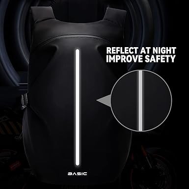 Motorcycle Backpack,Waterproof Helmet Backpack for Men,Motorcycle Accessories,Tr