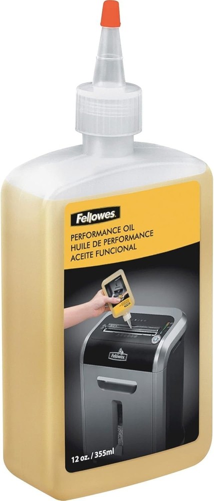 Powershred Performance Shredder Oil 12 oz with Extended Nozzle for Efficiency