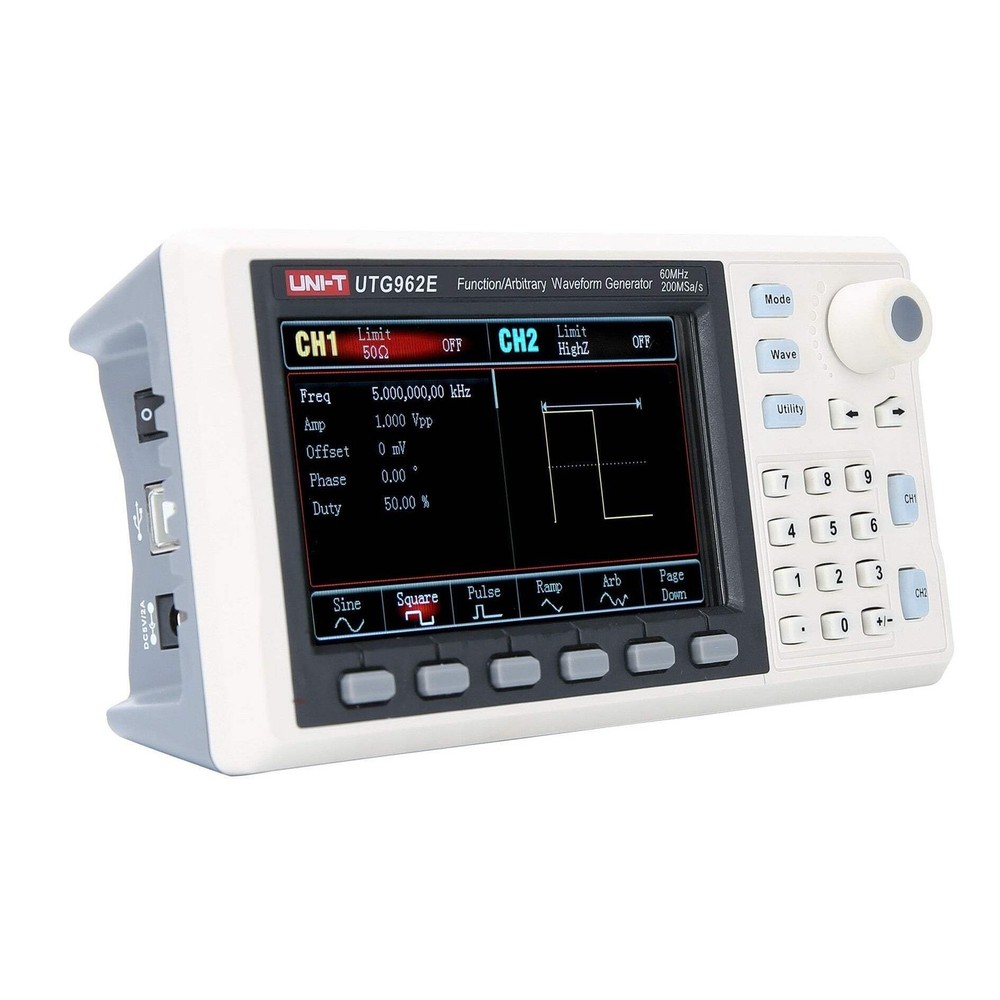 UTG962E Arbitrary Waveform Generator Function Generator Kit 60Mhz Dual-Channel