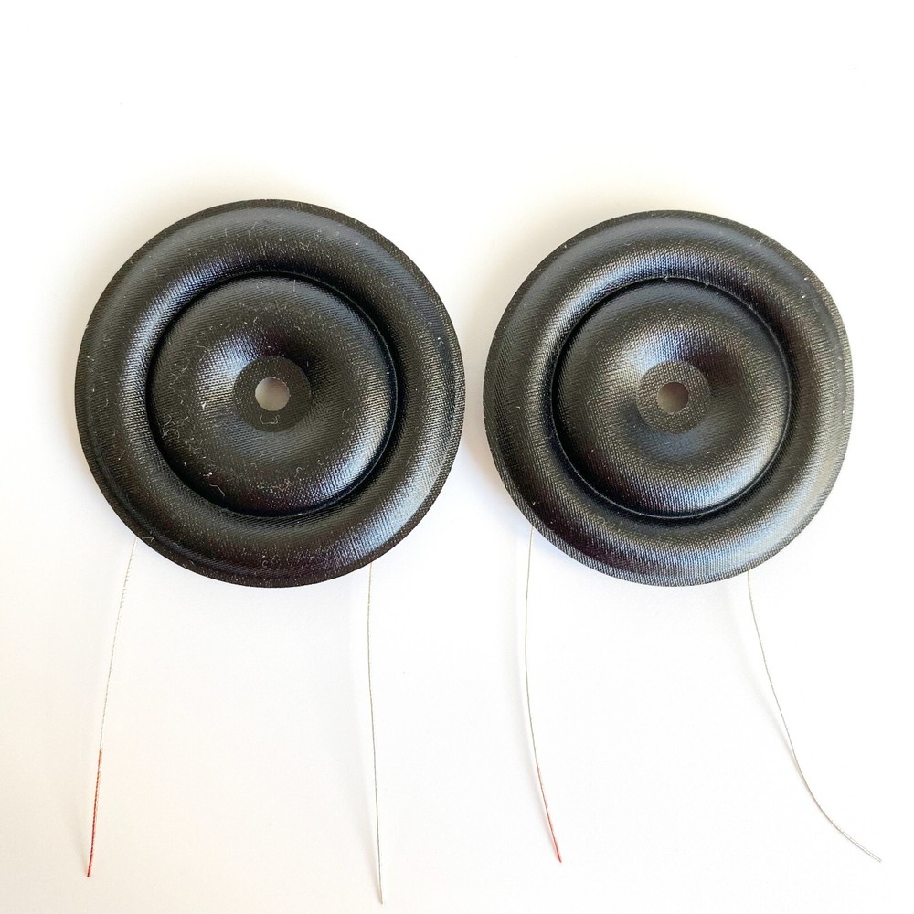 2 Replacement 1" Dual Ring Silk Diaphragms For Peerless XT25TG30-04 Tweeter 4Ω