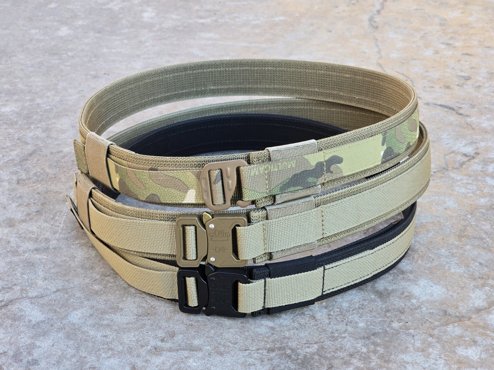 DEFCON EDC Gun Belt - CCW Concealed Carry - Military Tactical Riggers - USA MADE