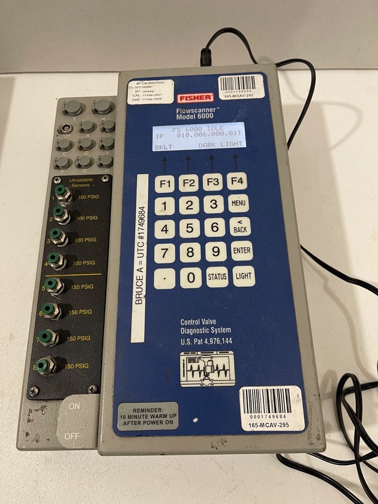 Fisher FlowScanner 6000 Control Valve Diagnostic System