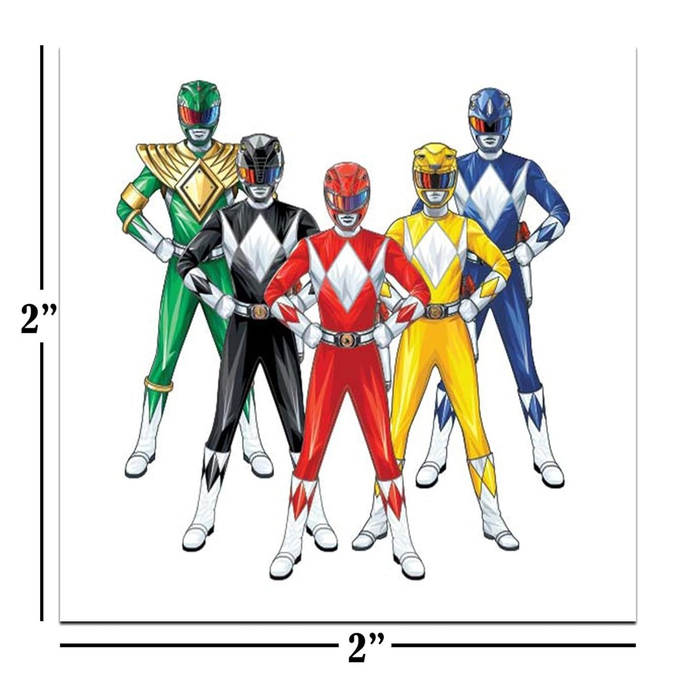 Power Rangers Tattoos, Temporary Tattoos