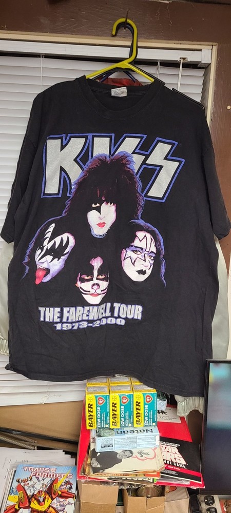 2000 KISS Farwell Tour Legends Never Die Concert T-Shirt XXL