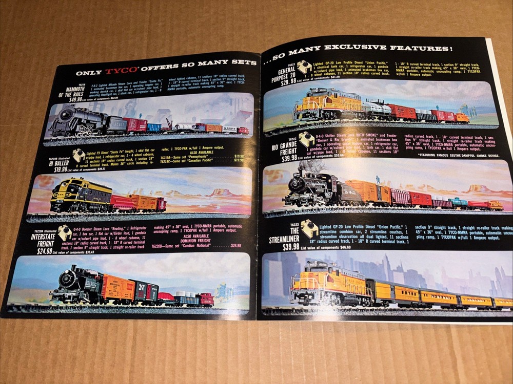 1962-1963 Tyco Trains Catalog
