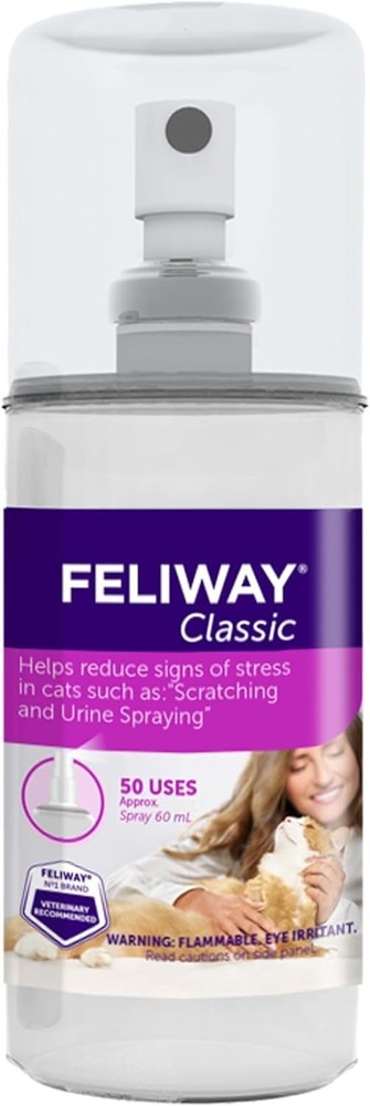 60ml Cat Calming Spray - Effective Pheromone Solution for Anxious Pets