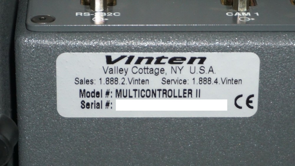Vinten Multicontroller II Autocam 6 Camera Compact Control System