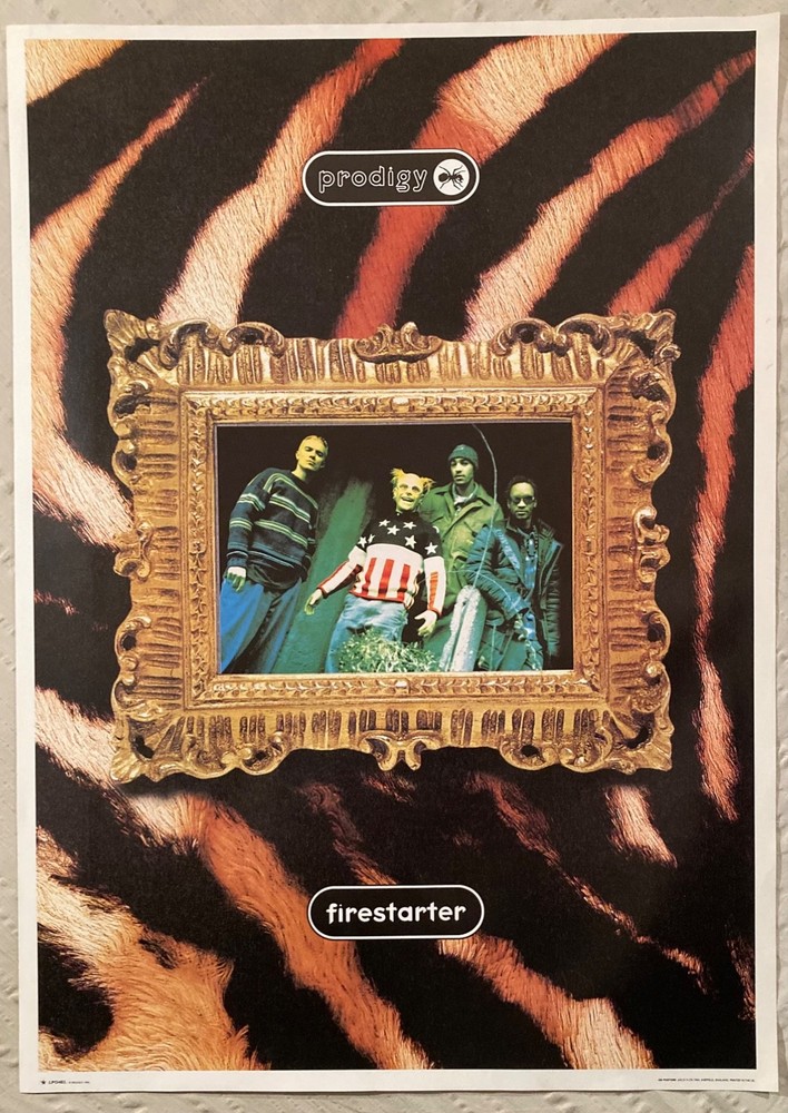 Prodigy 1996 Poster Firestarter GB England