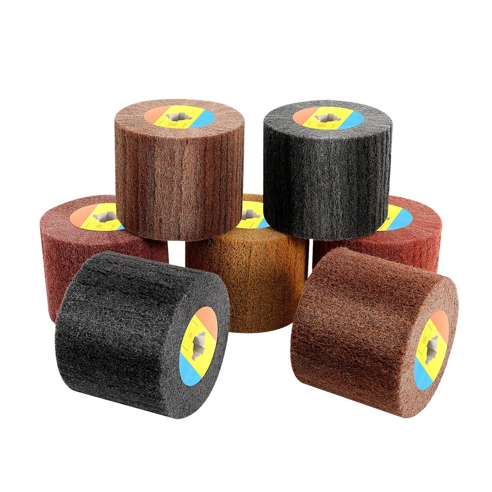 7* Polishing Drawing Wheel Brush Drum Grinding Burnishing Buffer Wheel Tool