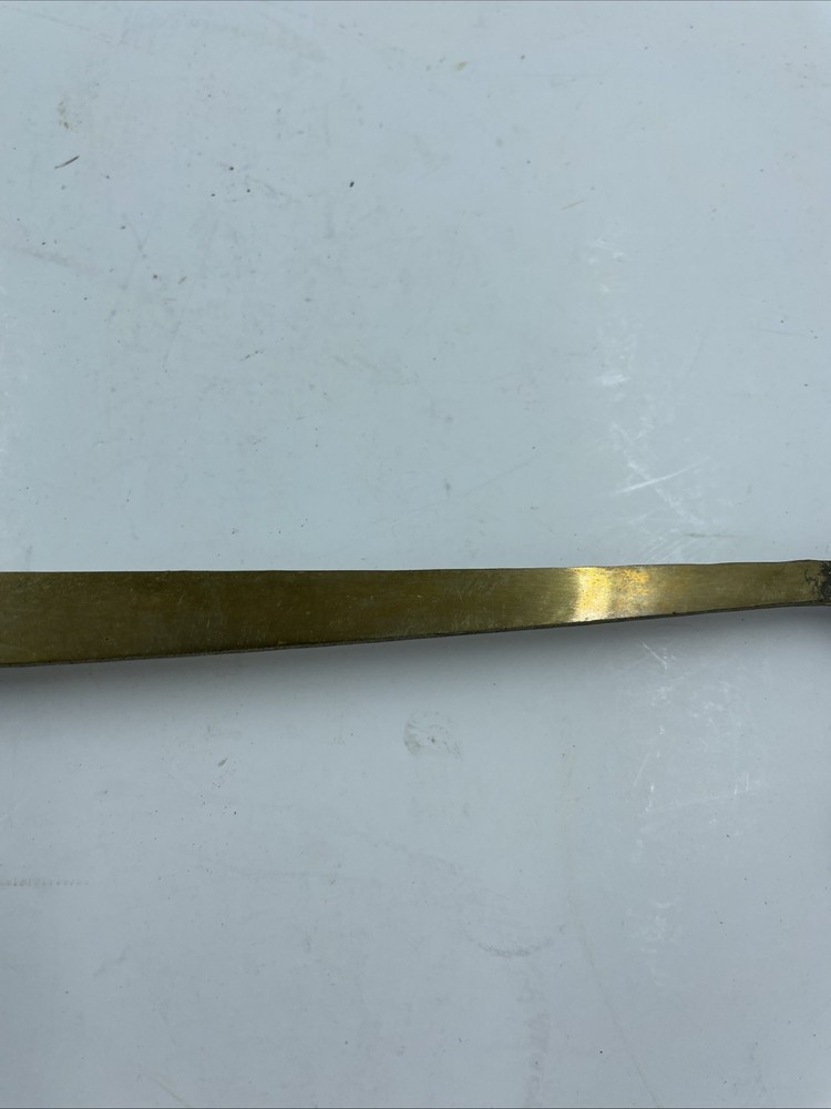 vintage brass hanging beam scale