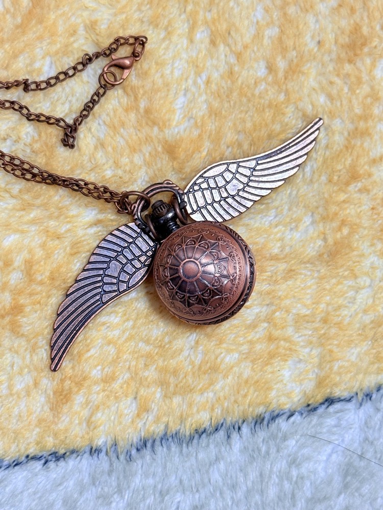 Harry Potter snitch pocket watch necklace
