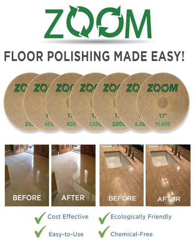 Zoom Pads (7") Diamond 800 Grit