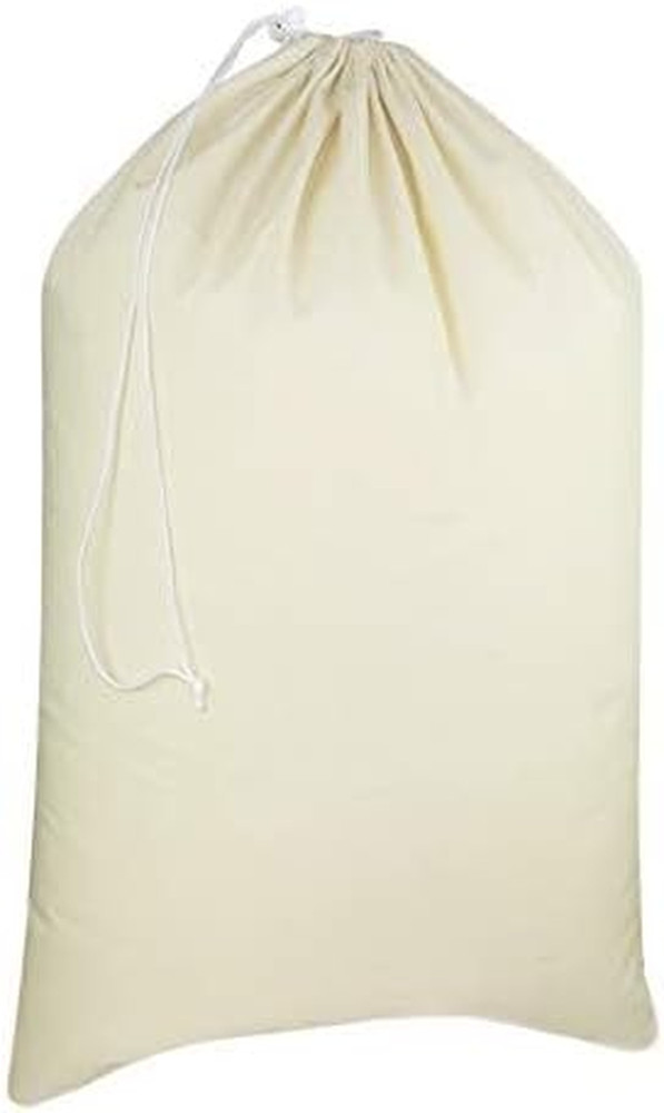 Extra Large Cotton Canvas Laundry Bag 28x36 Heavy Duty with Drawstring