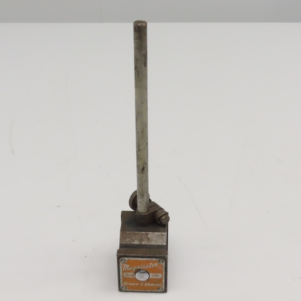 Brown & Sharpe Magnicator Magnetic Indicator Instrument Base 3/8" Post
