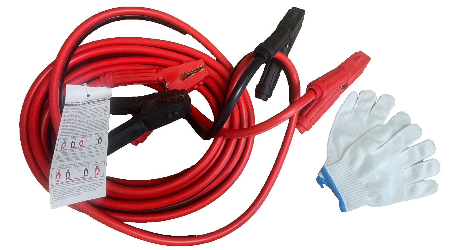 IFA METROSTREET 1 GAUGE BOOSTER JUMPER CABLES W 100% COPPER WIRES - 25 FEET