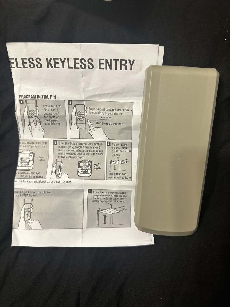 Universal Garage door keypad