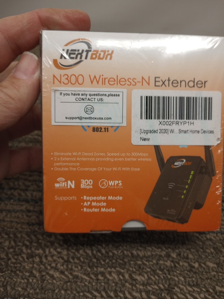 Nextbox N300 Wireless-N Extender New Sealed