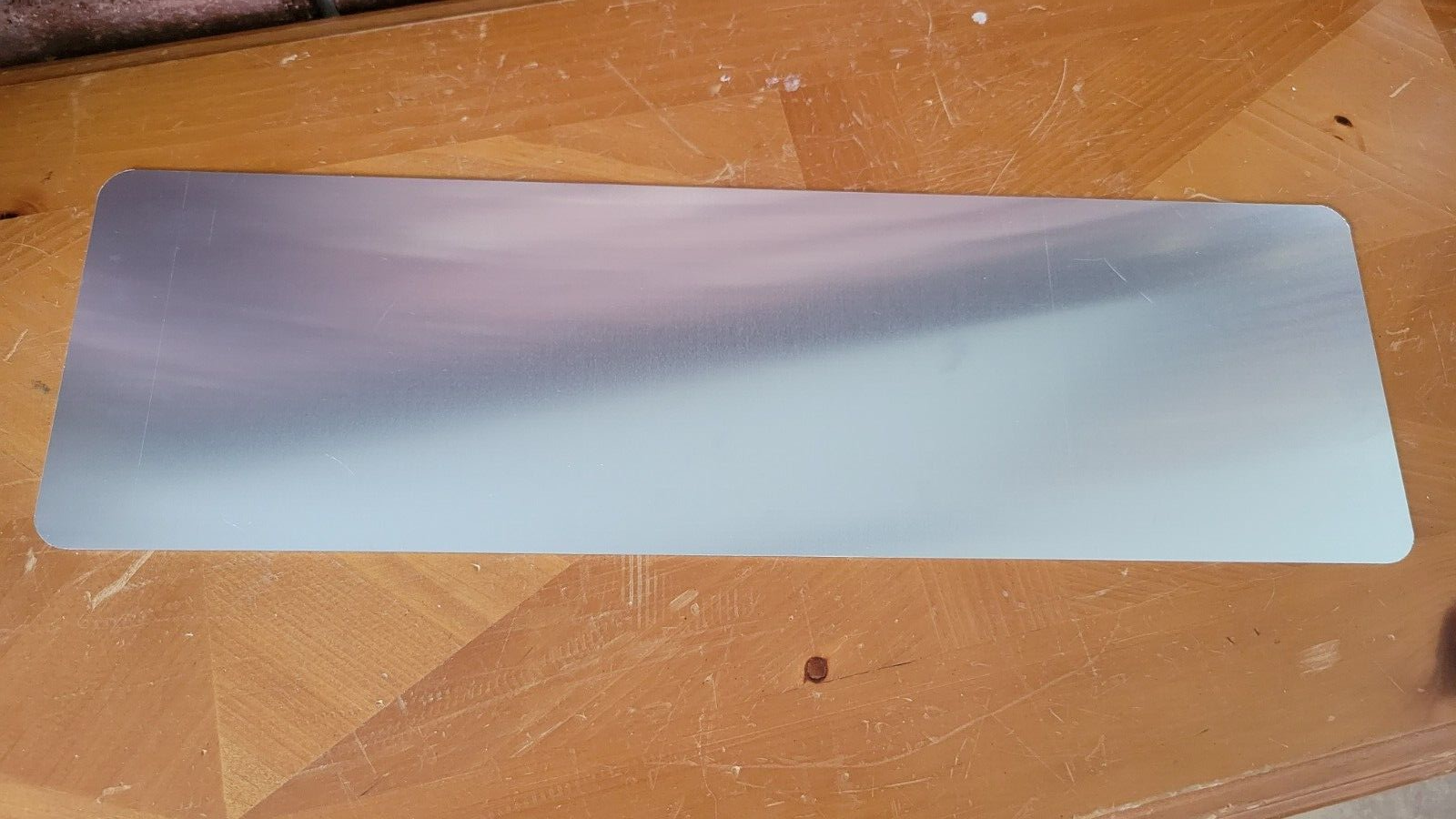 Harley Display aluminum Sign 6" x 23" 100th Anniversary.