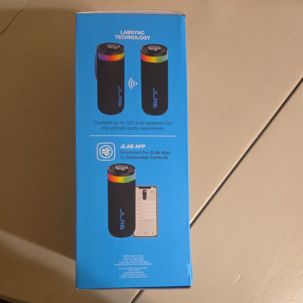 JLab JBuds Go Party Portable Bluetooth Speaker System !! Labsync Technology
