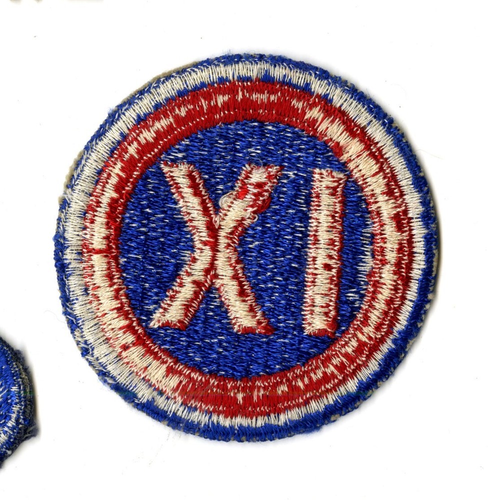 IX Corps White Back Patch WWII Vintage Pacific Theater