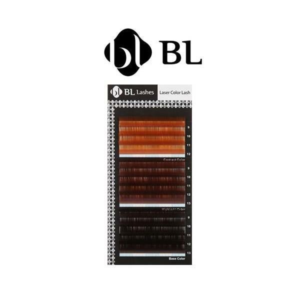 BL (Blink) Brown Mixed Laser Colored Lashes