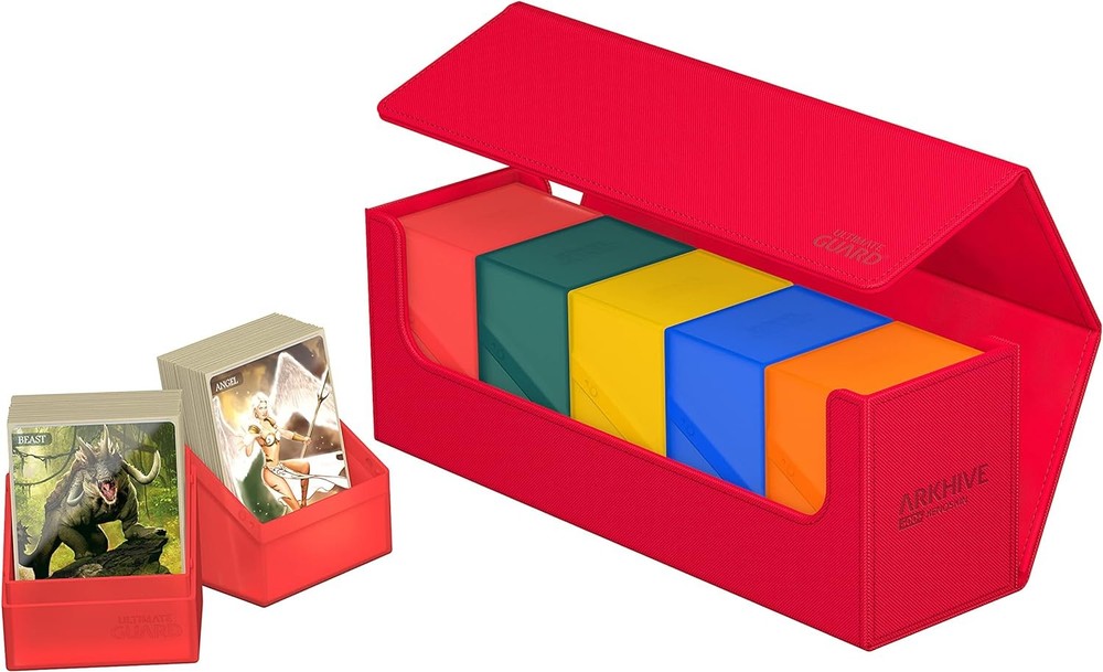 Ultimate Guard Arkhive 400+ XenoSkin Monocolor Red