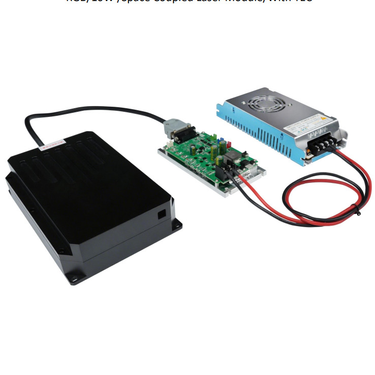 RGB 20W Space Coupled Laser Module with TEC