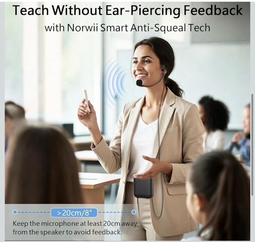 Loud Voice Amplifier Portable Mini Wired Microphone Headset Bluetooth Speaker