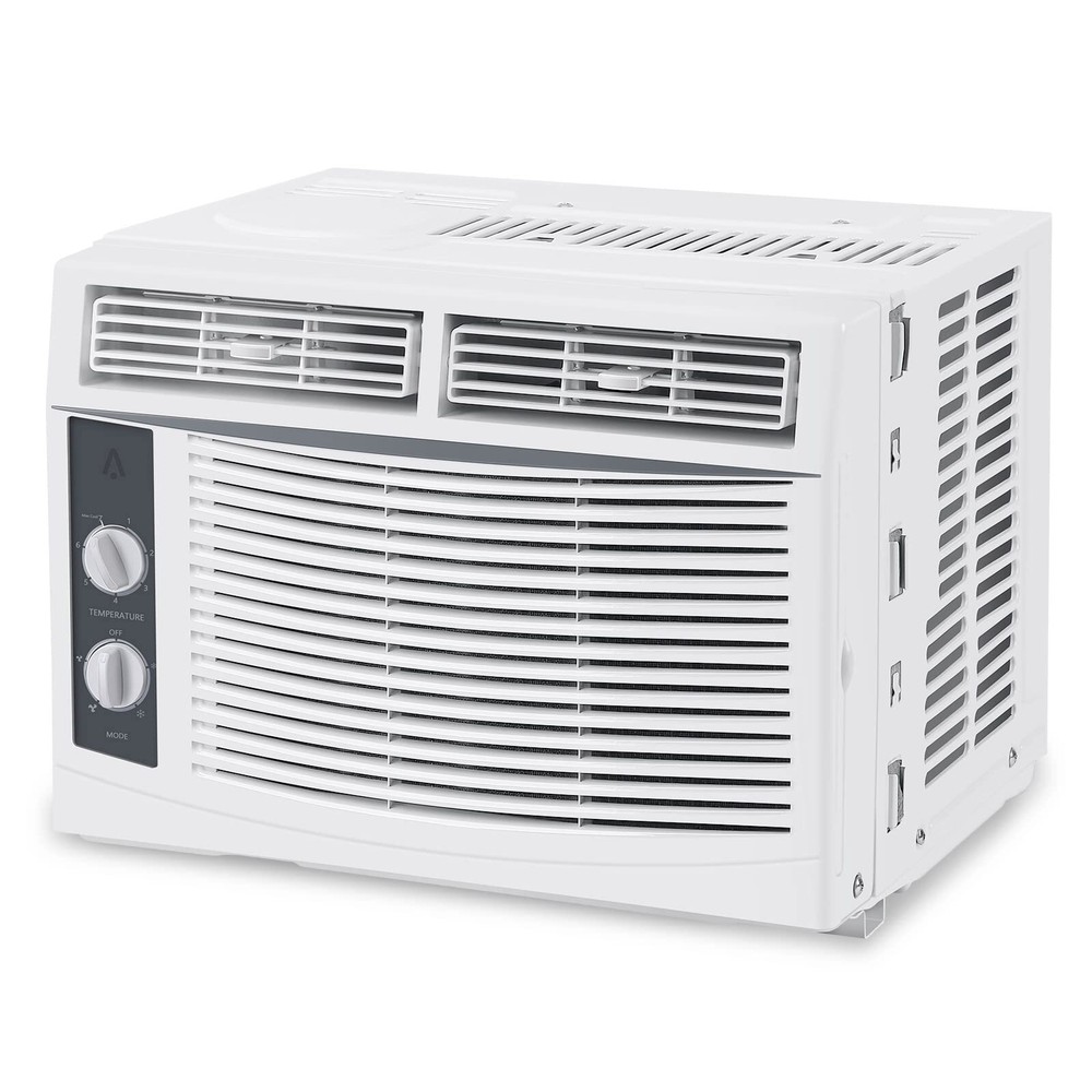 🔥Window Air Conditioners Mechanical Control Panel AC Unit W/Kit 5000 BTU Mounte