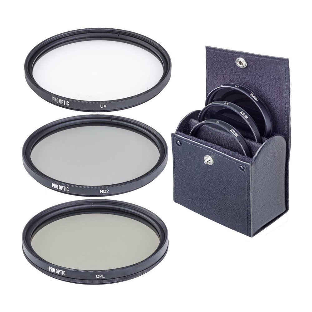 NEW ProOptic 52mm Digital Essentials Filter Kit #PRO-FL-52-KIT