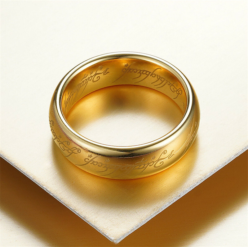 Lord of the Rings The One Ring Tungsten Jewelry Collection Best Gift