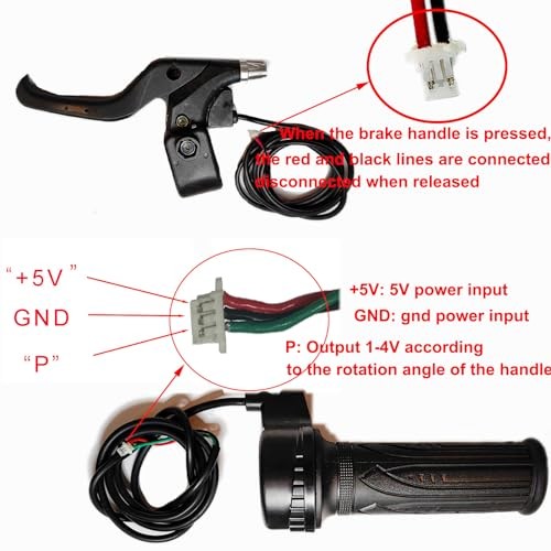 Universal Electric Twist Speed Throttle Grip Variable Speed Electric Handle