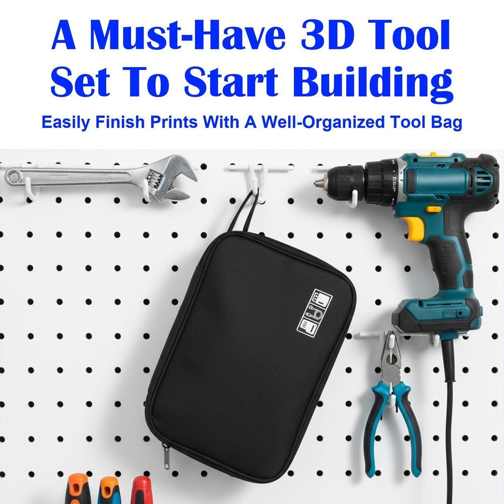 43 Pcs 3D Printer Tools Kit, 3D Printer Accessories Compatible with All FDM/S...