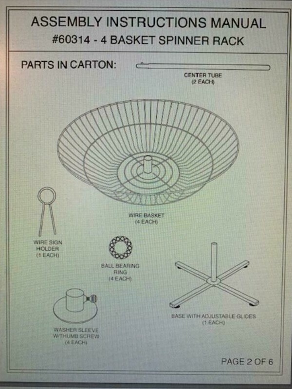 4 Basket Display Wire Floor Tier Spinner Rack Dump Bin Retail Merchandising 63"