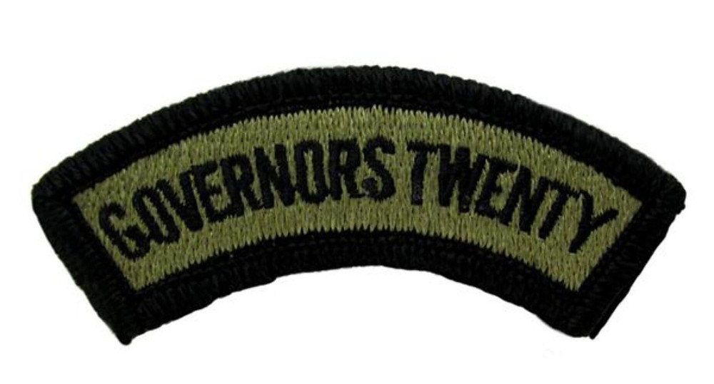 Governors Twenty OCP Patch - U.S. Army Patch