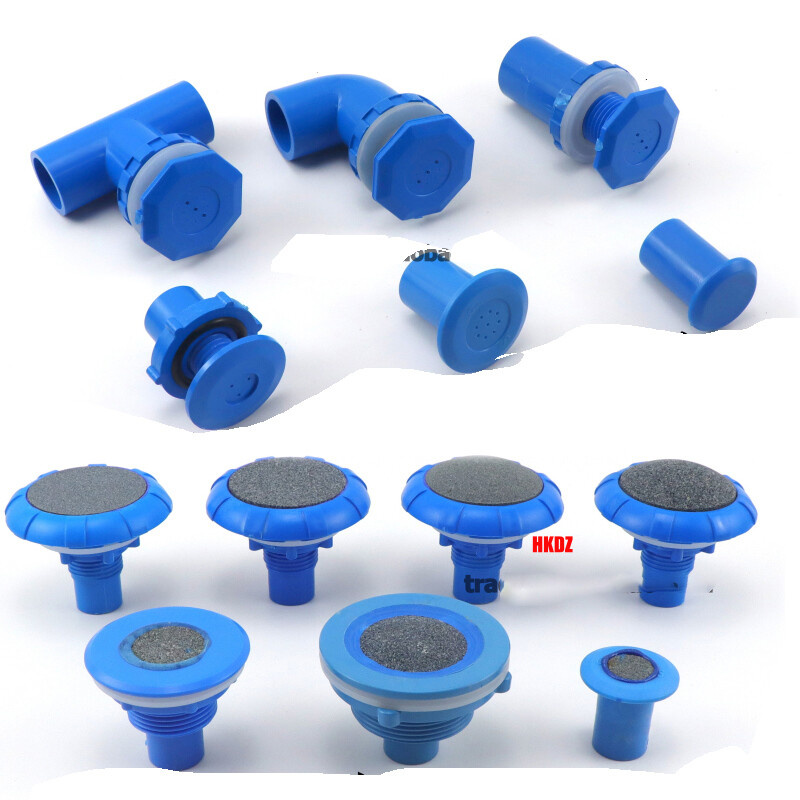 Fish Tank Air Pump Bubble Oxygen Diffuse Disk Stone Plastic Aquarium Pond Plugs