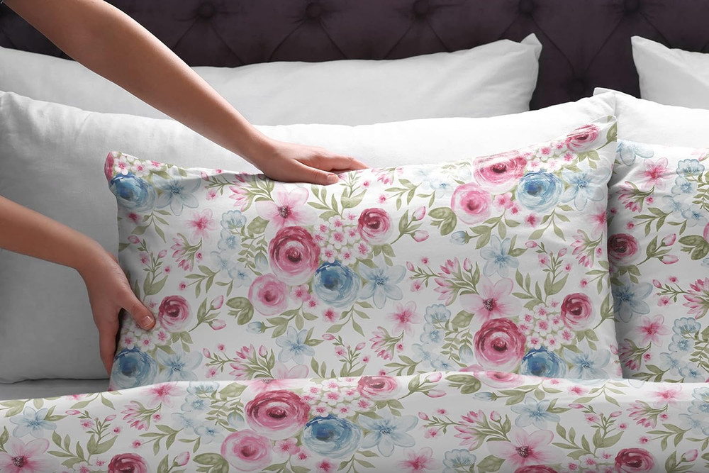 Flannel Deep Pocket Set with Oversized Flat Sheet, California King, Sylvan