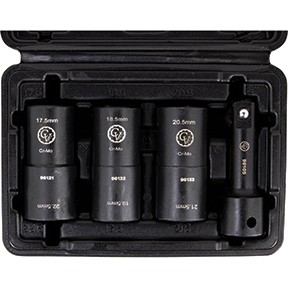 4 Piece Metric Half Size Socket Set 2 Count CAL-96120