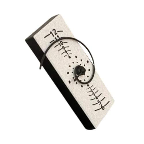 Spirals Fibonaccis Rectangular Wall Clock Combining Black and White