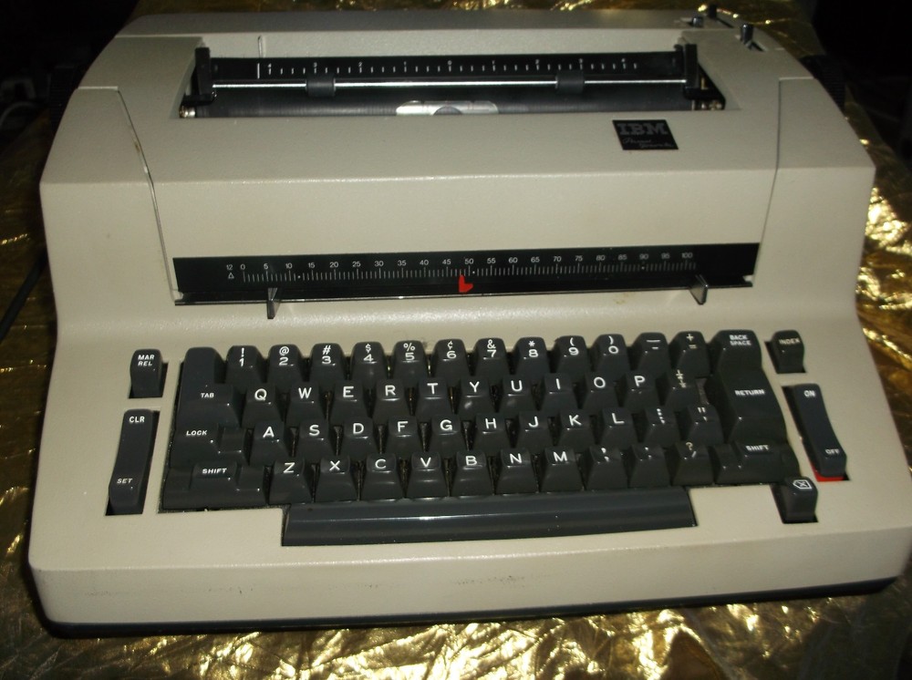 IBM Personal Self-Correcting Typewriter Serviced And Tested All Functions Work