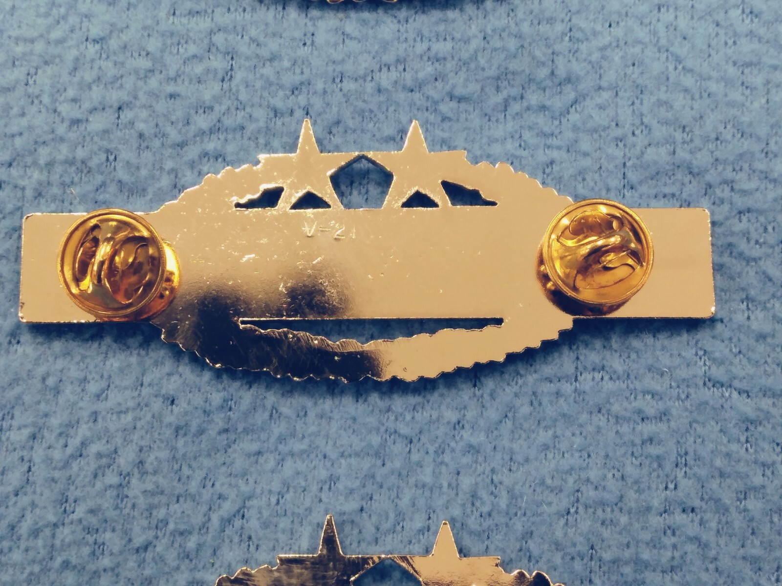 LOT OF 10 - ARMY COMBAT INFANTRY BADGE CIB 3RD AWARD LARGE PINS - 3 INCHES