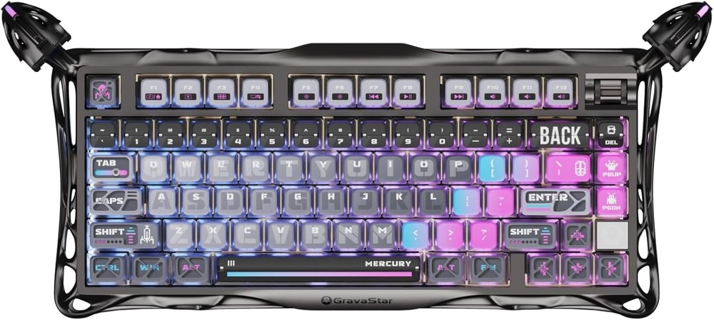 GravaStar Mercury K1 Pro 75% Wireless Gaming Keyboard