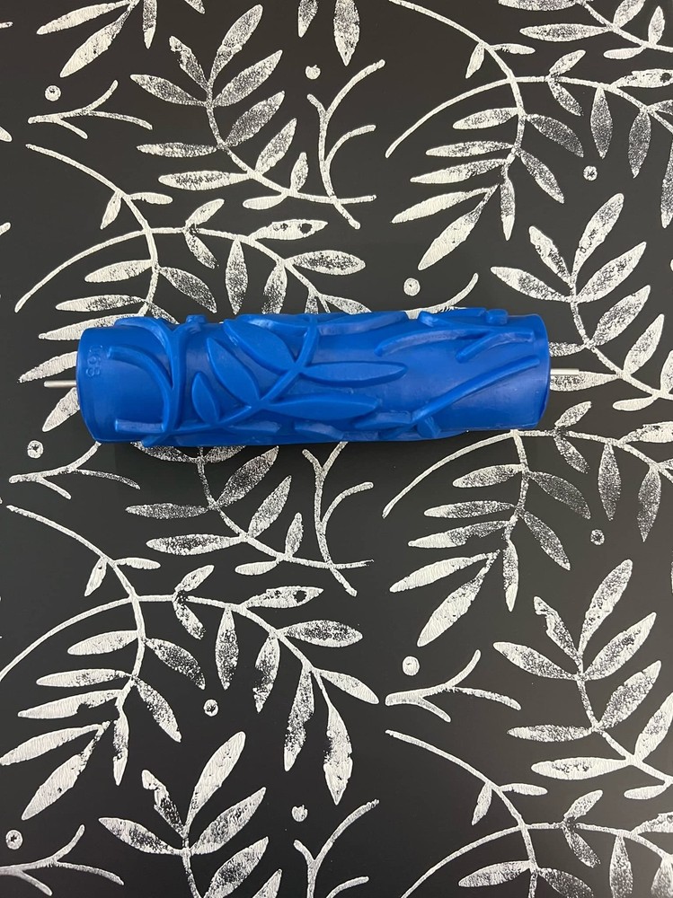 Pattern Paint Roller - 7" Roller (Artsy Leaf Pattern)