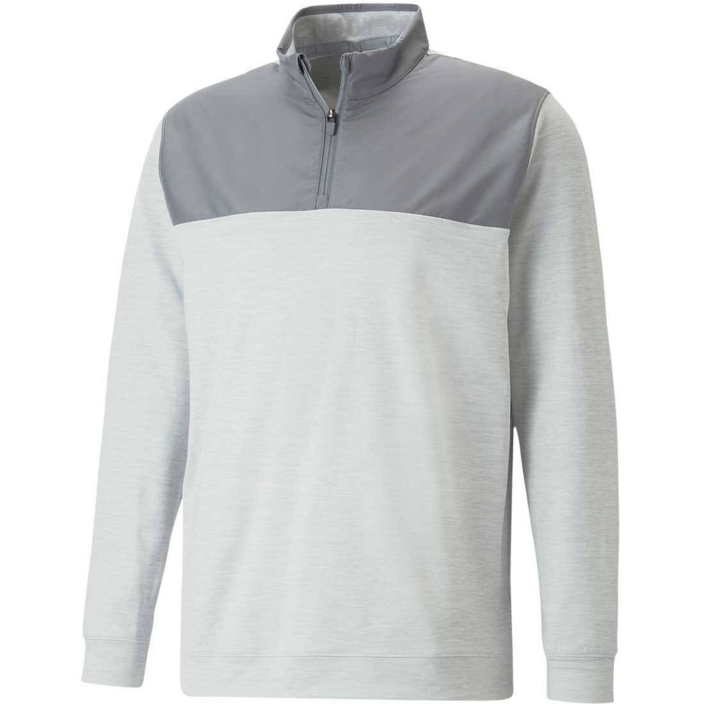Puma Cloudspun Colorblock 1/4 Zip Golf Pullover