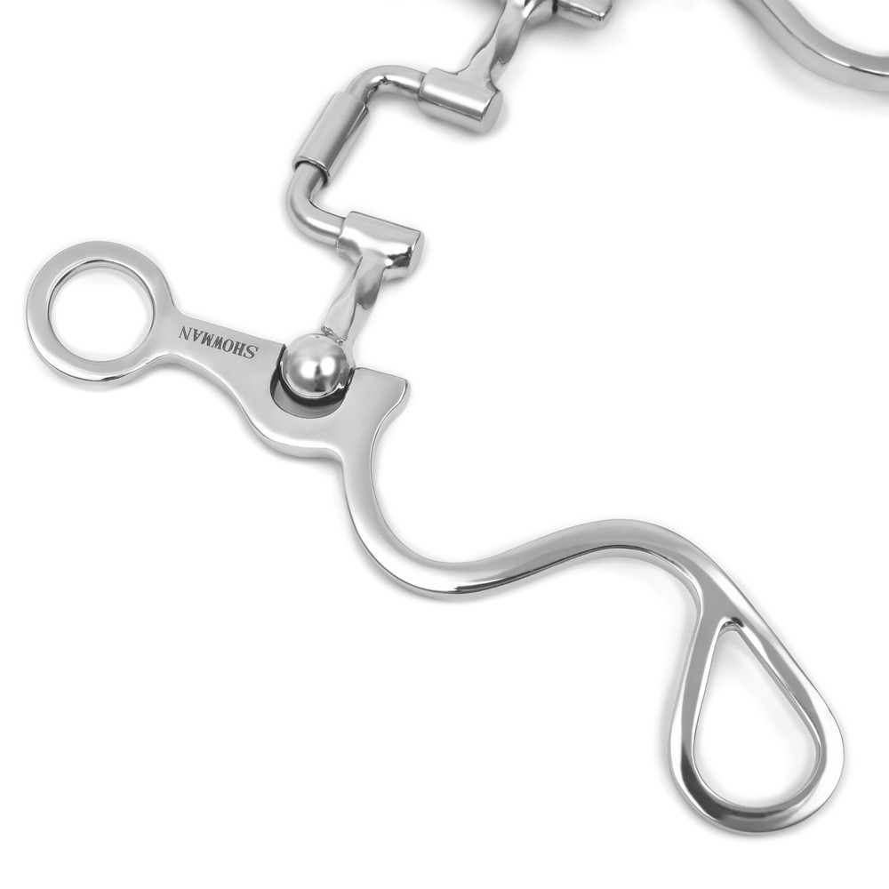 LONG S SHANK BIT 5" Slow Twist Hinged Correction with Roller 8 1/2" Cheek